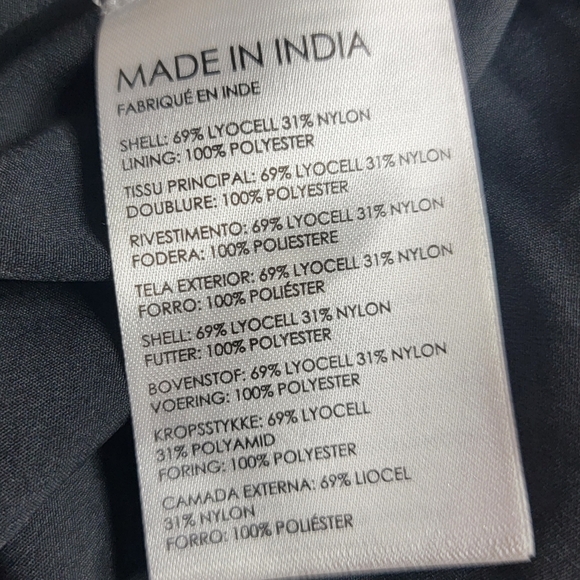 Club Monaco | Black Tiered A-Line Cloud Skirt - Picture 8 of 9